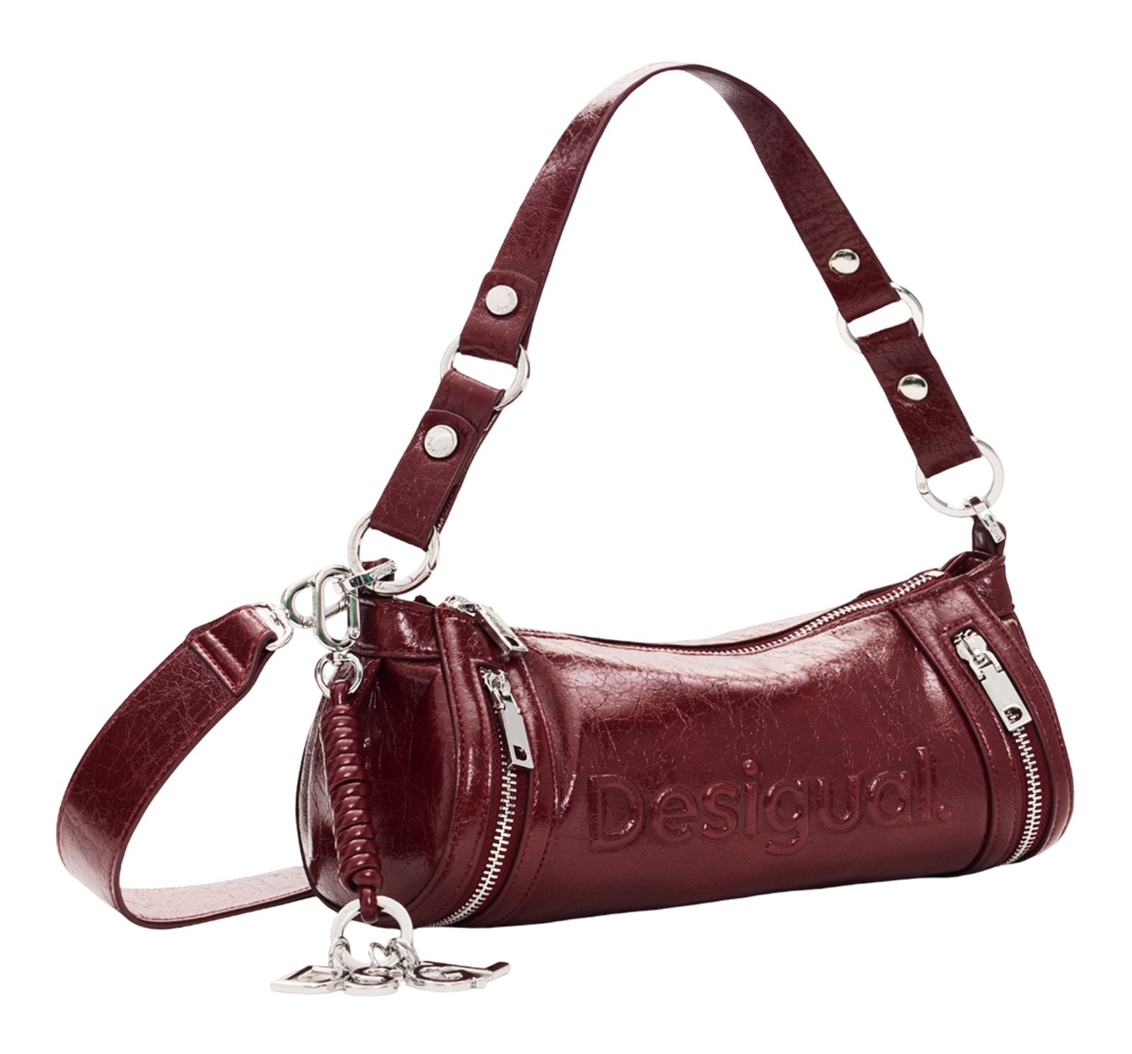 Desigual Half Logo Zarauz Crossbody Bag Garnet Desigual Half Logo Zarauz Crossbody Bag Garnet