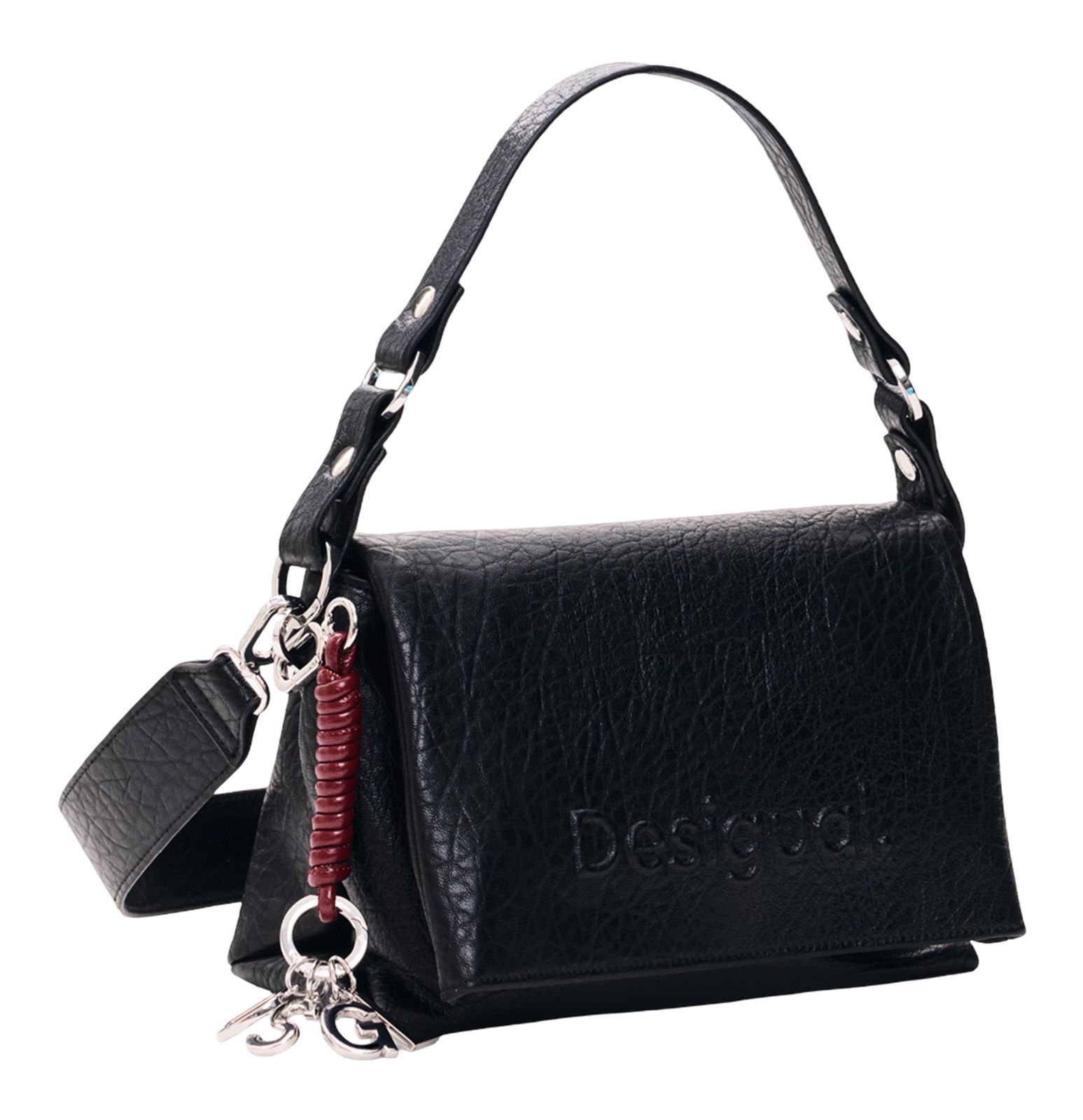 Desigual Half Logo Venecia 4.0 Crossbody Bag Black Desigual Half Logo Venecia 4.0 Crossbody Bag Black