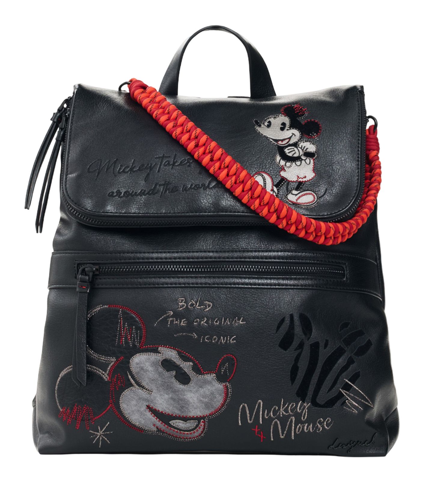 Desigual Mickey Face Hampton Backpack Black