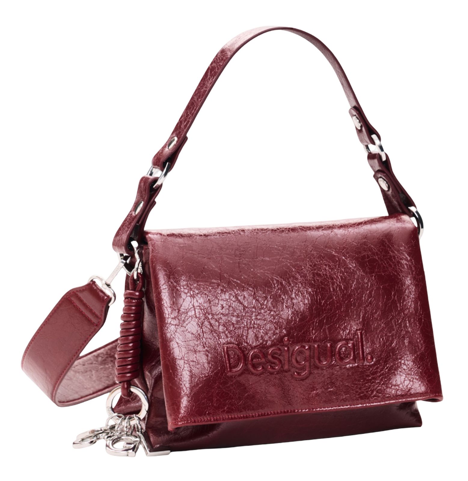 Desigual Half Logo Venecia 4.0 Crossbody Bag Garnet Desigual Half Logo Venecia 4.0 Crossbody Bag Garnet
