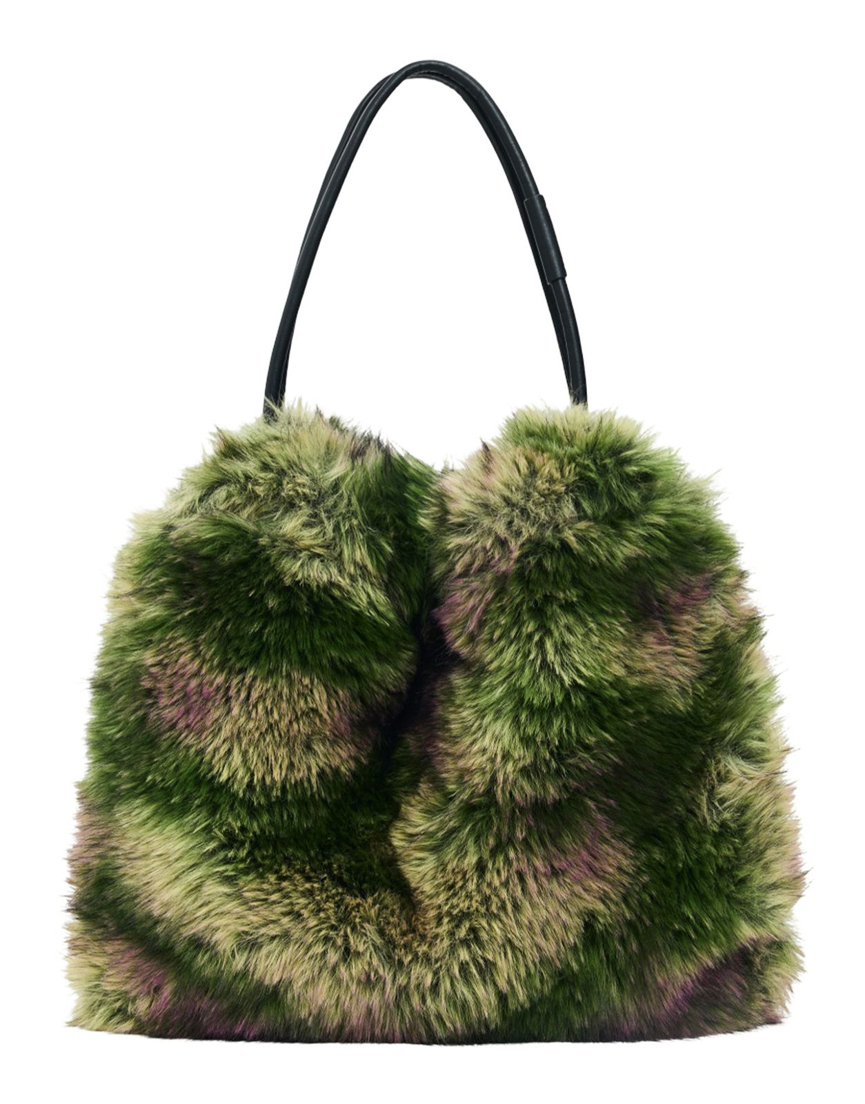 Desigual Camo Fur Lacroix Shoulder Bag Dark Kaki