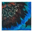Desigual Pompon Rectangle Foulard Turquoise Desigual Pompon Rectangle Foulard Turquoise
