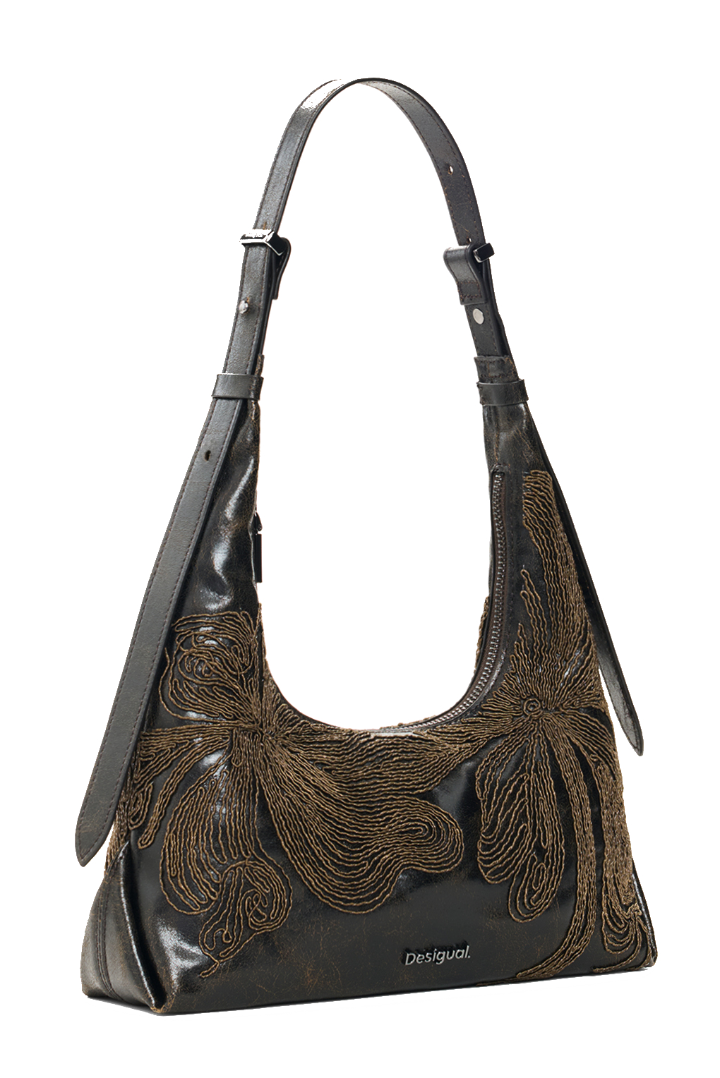 Desigual Mistral Busan Shoulder Bag Brown Desigual Mistral Busan Shoulder Bag Brown