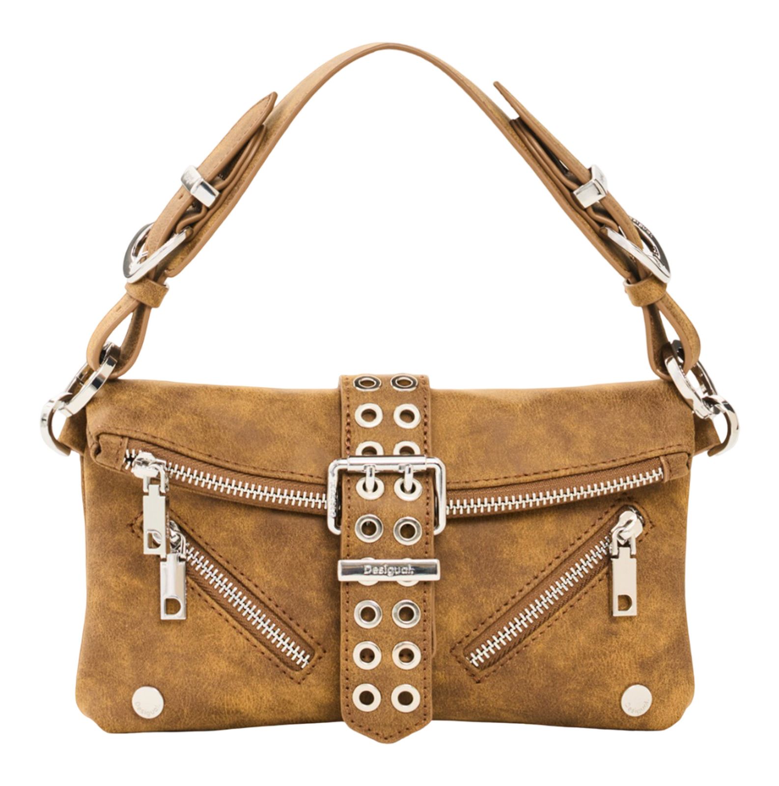 Desigual Valentine Hand Bag Camel