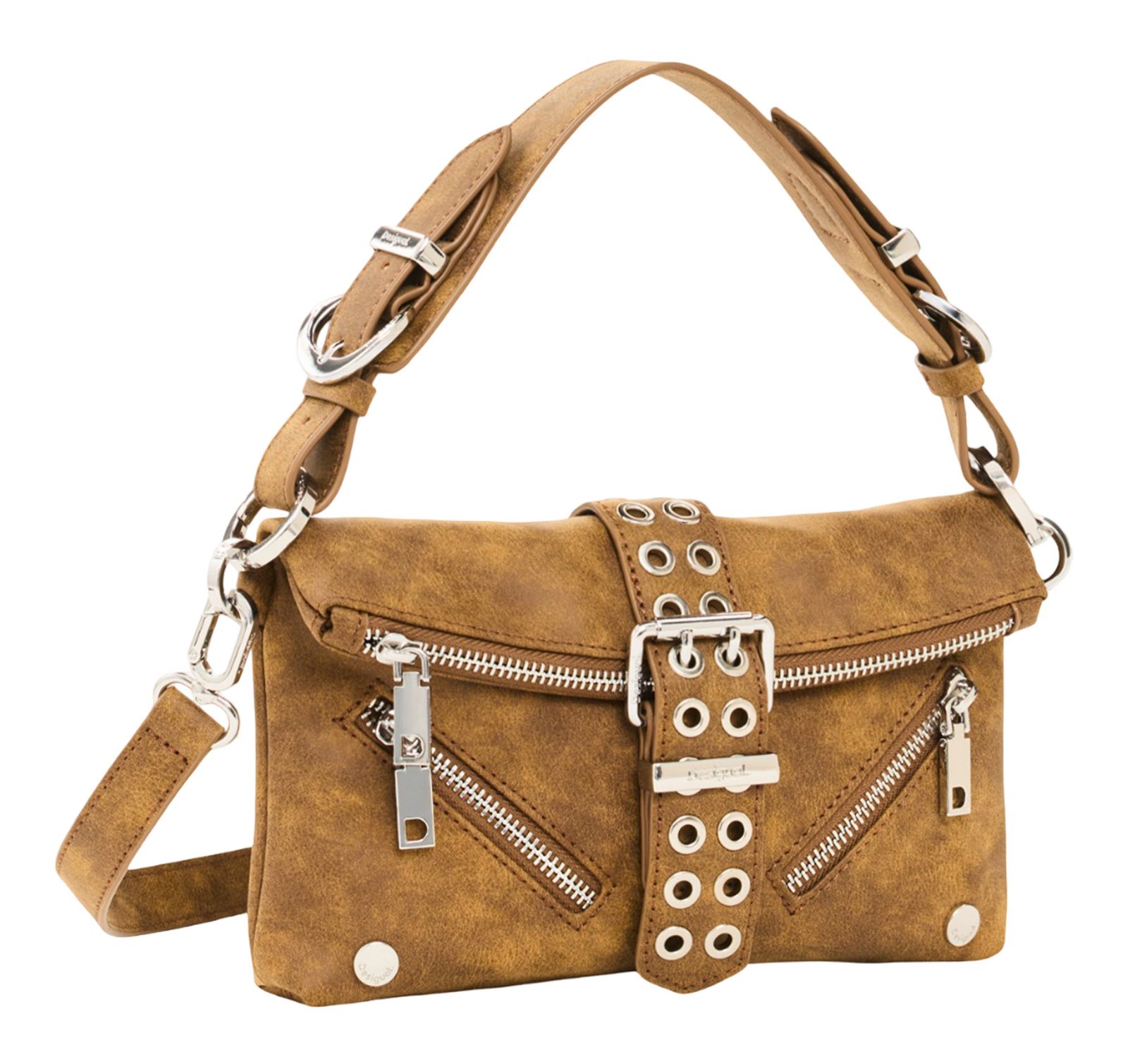 Desigual Valentine Hand Bag Camel Desigual Valentine Hand Bag Camel
