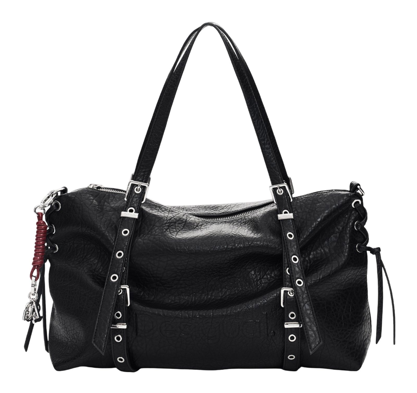Desigual Half Logo Lanuza Shopper Black