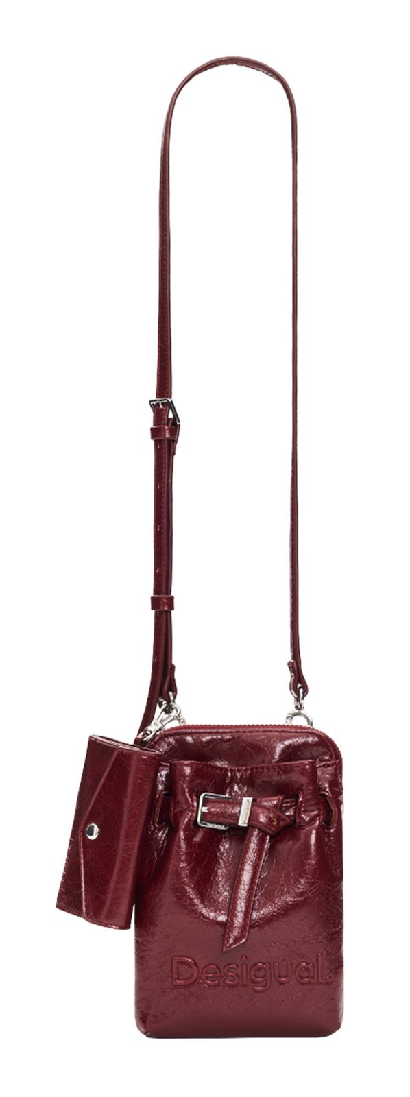 Desigual Mone Half Logo Alma Phone Bag Garnet