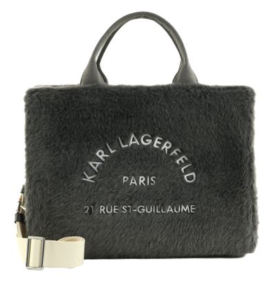 KARL LAGERFELD K / RSG Square Fur Tote M Ash Grey KARL LAGERFELD K / RSG Square Fur Tote M Ash Grey