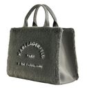 KARL LAGERFELD K / RSG Square Fur Tote M Ash Grey KARL LAGERFELD K / RSG Square Fur Tote M Ash Grey