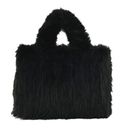 KARL LAGERFELD K / Autograph Fur Tote M Black KARL LAGERFELD K / Autograph Fur Tote M Black