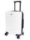 KARL LAGERFELD Ikon Choupette Hard Trolley Cream White KARL LAGERFELD Ikon Choupette Hard Trolley Cream White