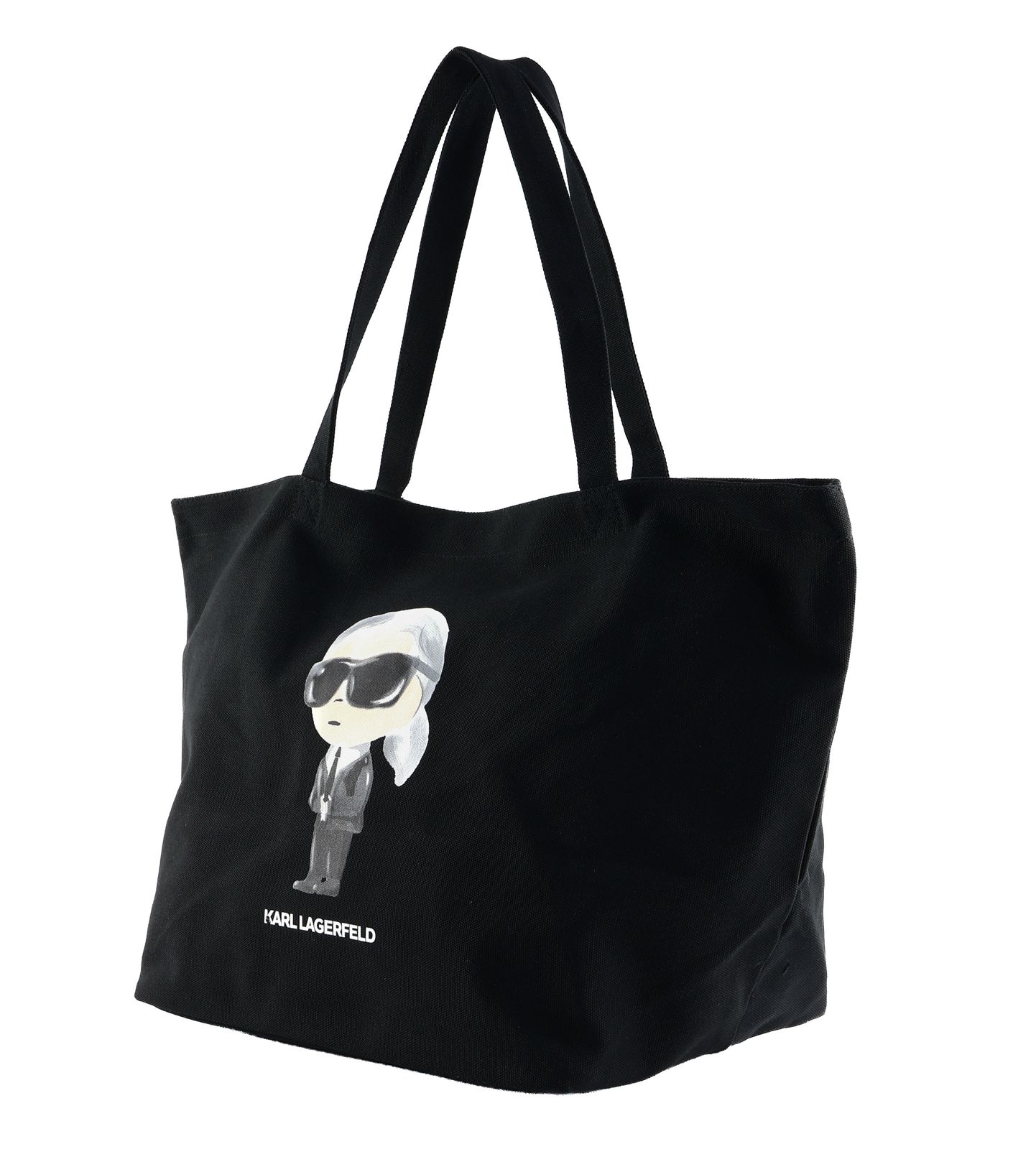 KARL LAGERFELD Ikon Aquarelle Shopper Black KARL LAGERFELD Ikon Aquarelle Shopper Black
