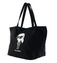 KARL LAGERFELD Ikon Aquarelle Shopper Black KARL LAGERFELD Ikon Aquarelle Shopper Black
