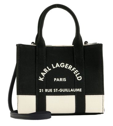 KARL LAGERFELD K / RSG Square MN Tote Col. BLK Cannoli Cream - Black