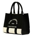 KARL LAGERFELD K / RSG Square MN Tote Col. BLK Cannoli Cream - Black