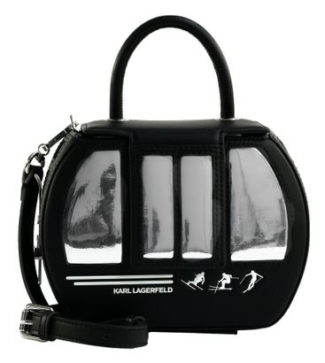 KARL LAGERFELD Ikon Gondola Top Handle Black