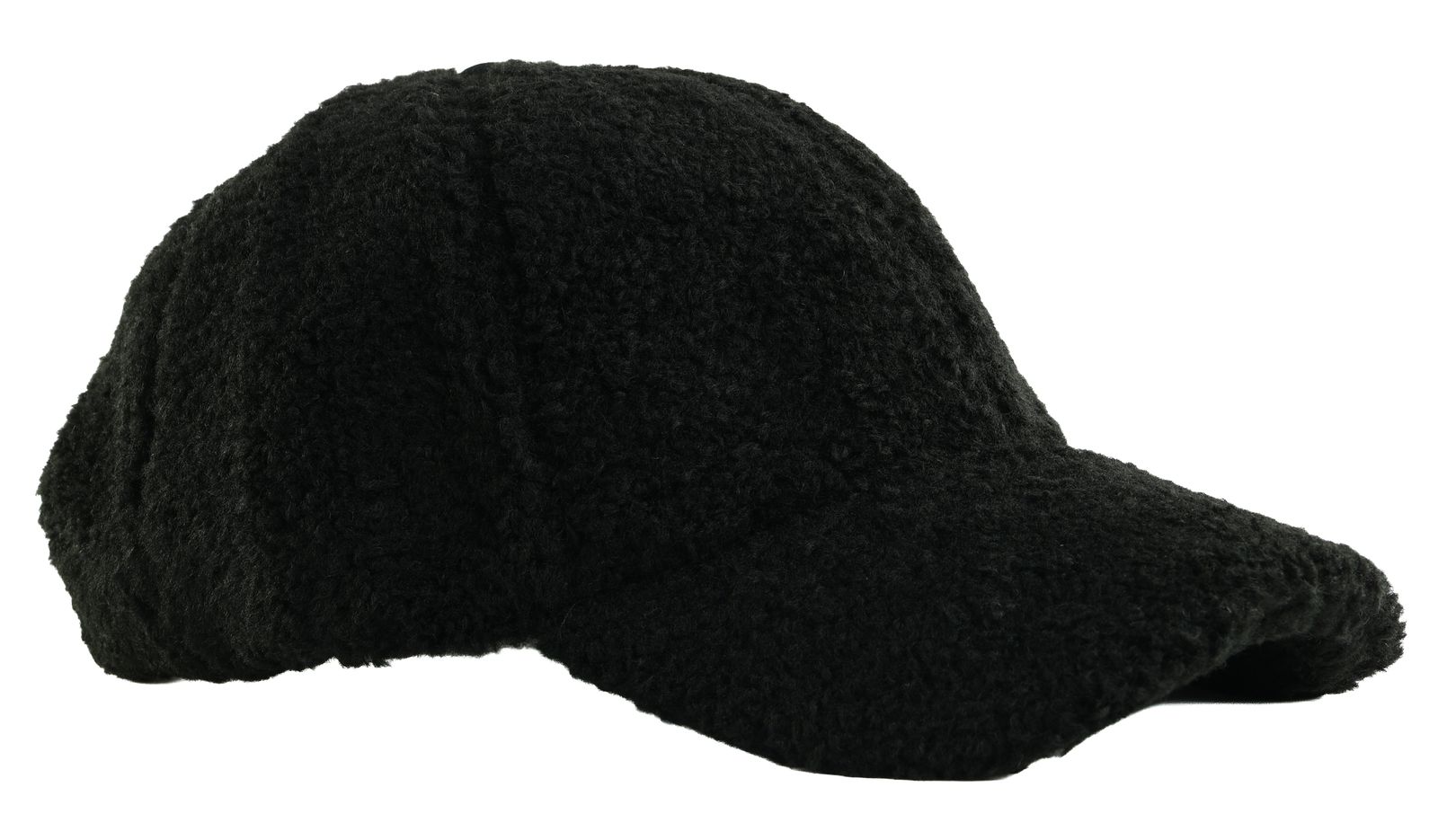 KARL LAGERFELD Ikon Shearling Karl Cap Black