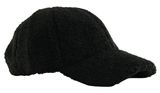 KARL LAGERFELD Ikon Shearling Karl Cap Black KARL LAGERFELD Ikon Shearling Karl Cap Black