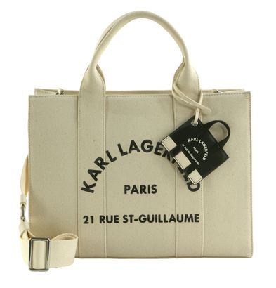 KARL LAGERFELD K / RSG Square Tote W Charm M Natural
