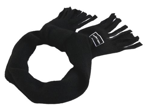 KARL LAGERFELD K / Essential Patch Scarf Black KARL LAGERFELD K / Essential Patch Scarf Black