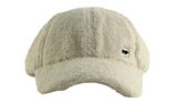 KARL LAGERFELD Ikon Shearling Choupette Cap Cream White