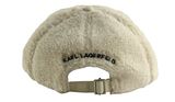 KARL LAGERFELD Ikon Shearling Choupette Cap Cream White
