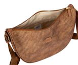 BRIC'S X- Collection Half Moon Bag Wool Caramel