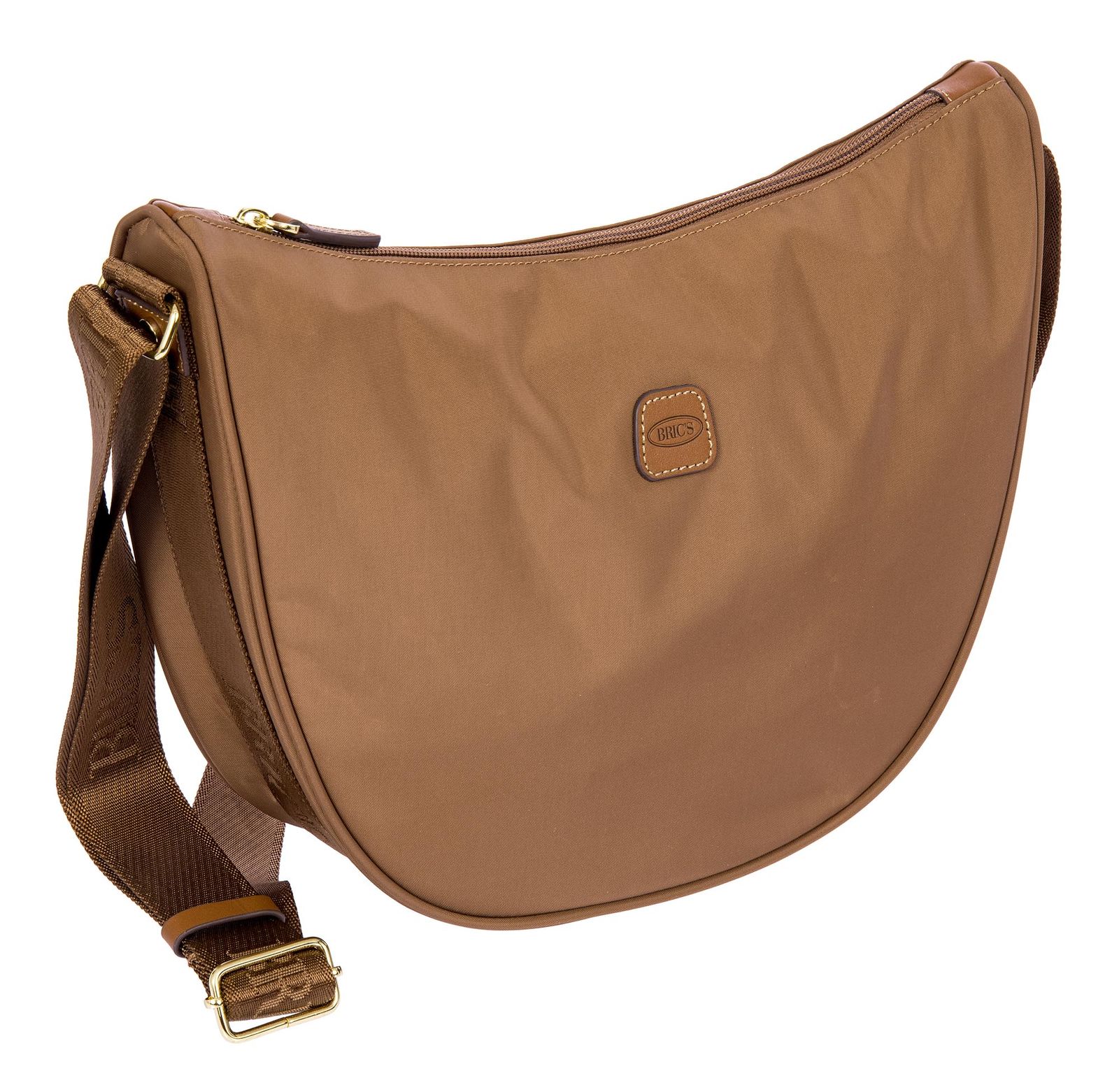 BRIC'S X- Collection Half Moon Bag Brownie BRIC'S X- Collection Half Moon Bag Brownie