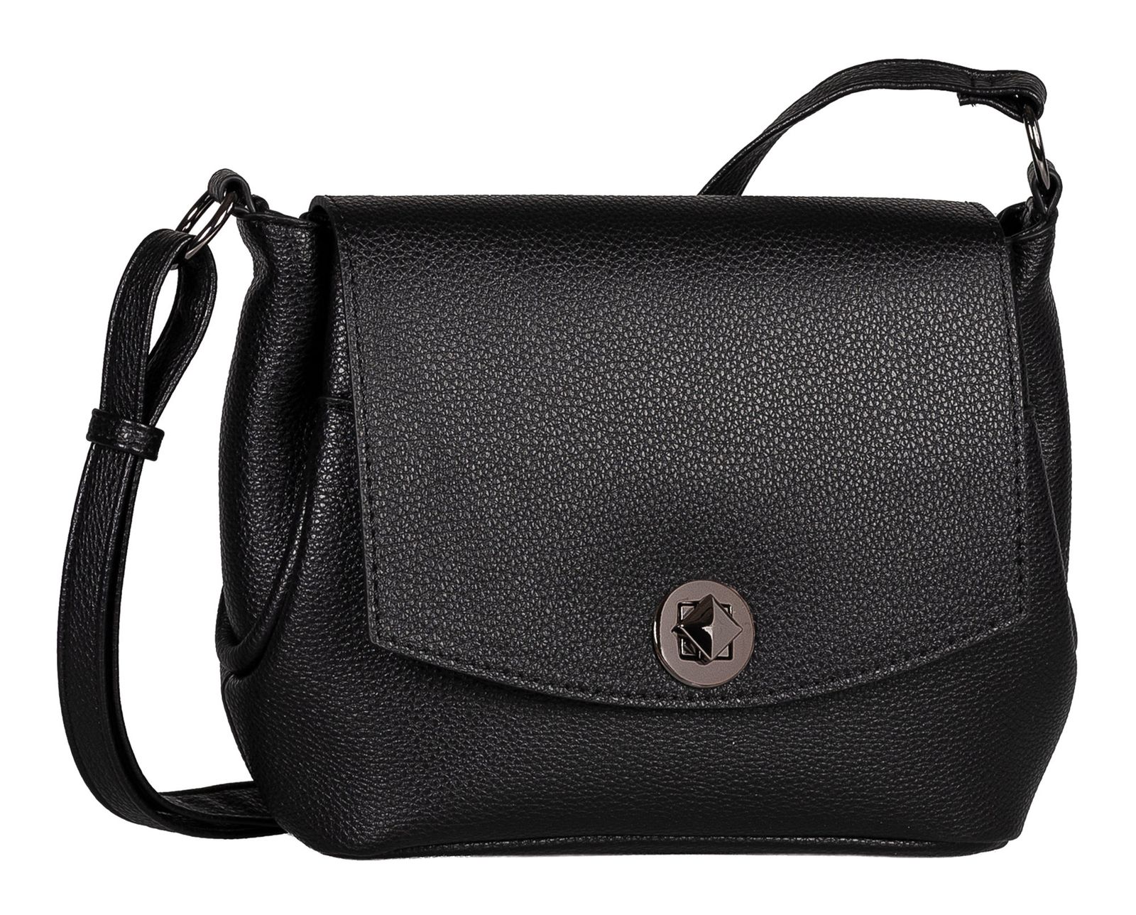 Gabor Amal Flap Bag Top Zip M Black