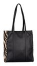 Gabor Elfie Luxe Zip Tote Bag M Animal Black