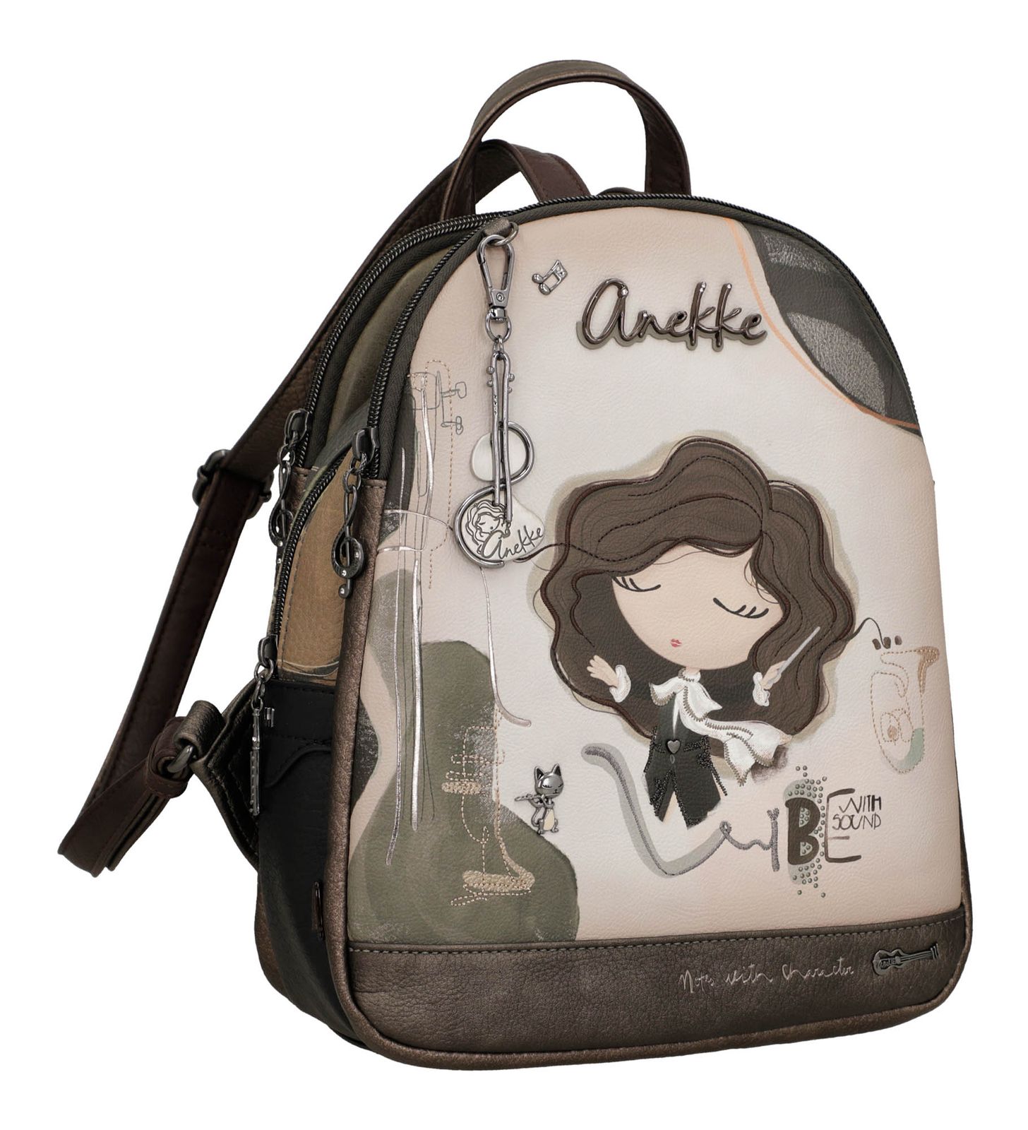 Anekke Orchestra 3-Compartment Backpack Multicolor Anekke Orchestra 3-Compartment Backpack Multicolor