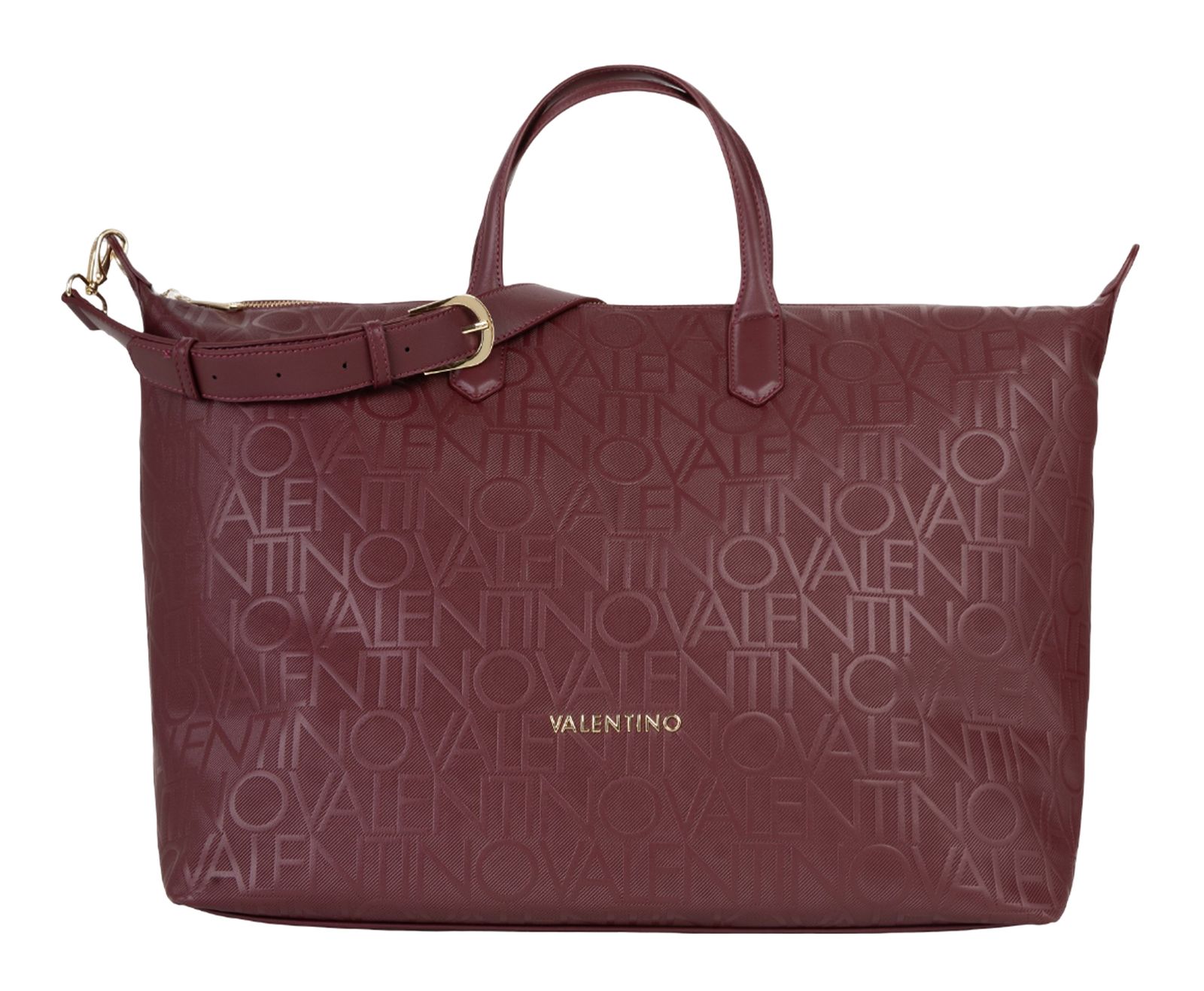 VALENTINO Gynevra Hand Duffer Bag Bordeaux