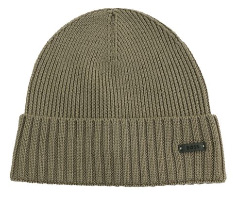BOSS Fati Beanie Open Brown BOSS Fati Beanie Open Brown