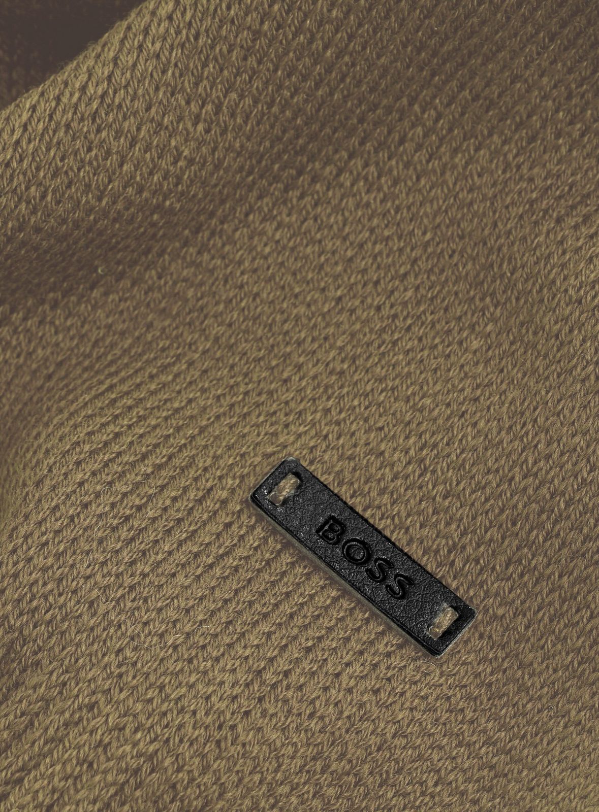 BOSS Albas Knitted Scarf Open Brown BOSS Albas Knitted Scarf Open Brown