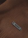 BOSS Albas Knitted Scarf Medium Brown BOSS Albas Knitted Scarf Medium Brown