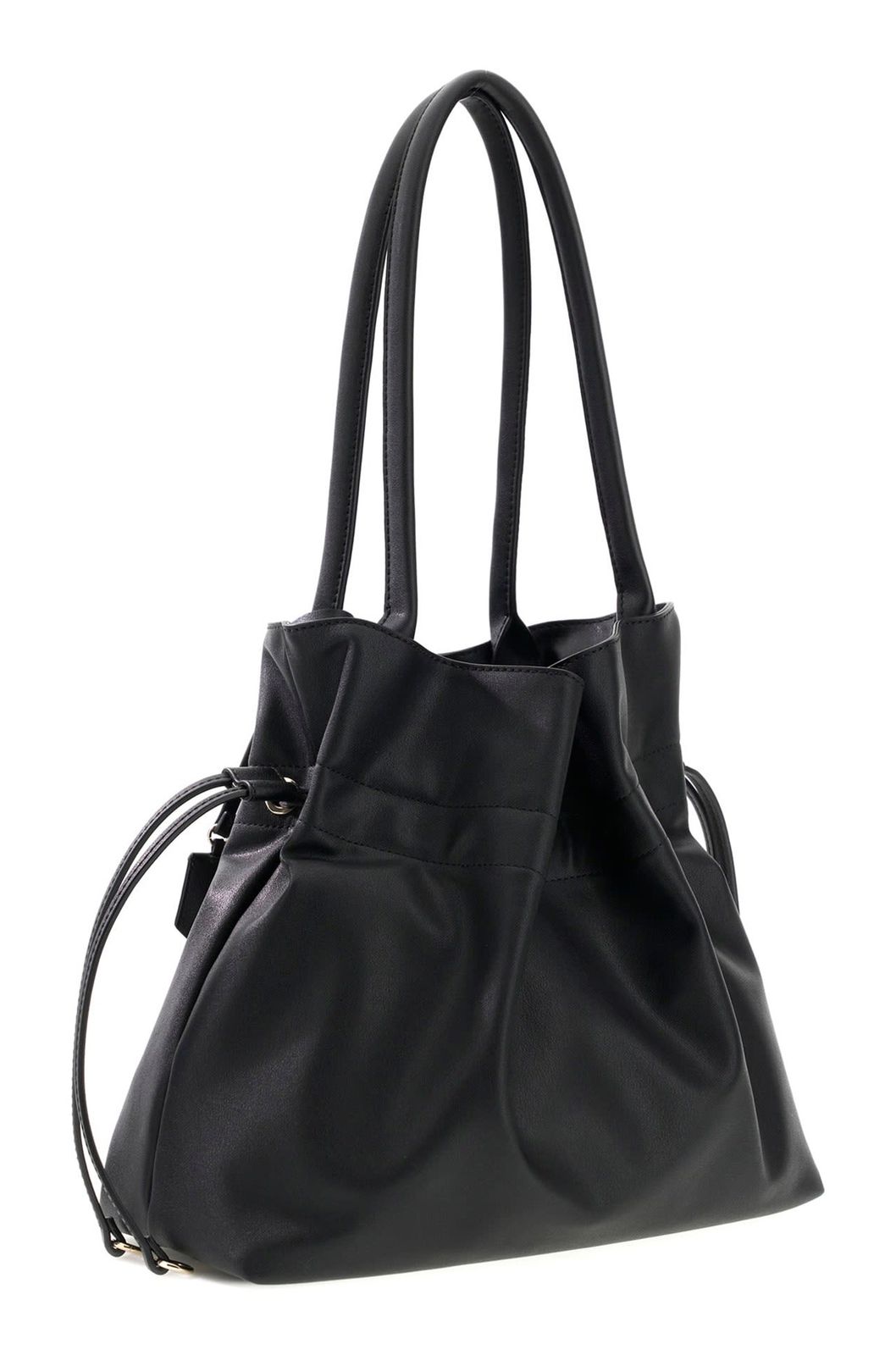 GUESS Karima Drawstring Tote Black GUESS Karima Drawstring Tote Black