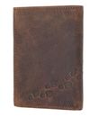 oxmox Leather RFID Protect Kombibörse Footsteps 2.0 Embossed Vintage Dark Brown oxmox Leather RFID Protect Kombibörse Footsteps 2.0 Embossed Vintage Dark Brown
