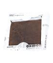oxmox Leather RFID Protect Kombibörse Footsteps 2.0 Embossed Vintage Dark Brown oxmox Leather RFID Protect Kombibörse Footsteps 2.0 Embossed Vintage Dark Brown