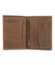 oxmox Leather RFID Protect Kombibörse Freedom Cross Embossed Vintage Light Brown