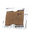 oxmox Leather RFID Protect Kombibörse Freedom Cross Embossed Vintage Light Brown