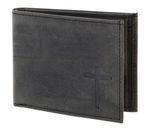 Freedom Cross Embossed Vintage Black