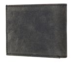 oxmox Leather RFID Protect Pocketbörse Freedom Cross Embossed Vintage Black