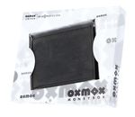 oxmox Leather RFID Protect Pocketbörse Freedom Cross Embossed Vintage Black