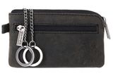 oxmox Leather Keyholder Turtle 2.0 Embossed Vintage Black