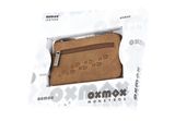 oxmox Leather Keyholder Footsteps 2.0 Embossed Vintage Light Brown