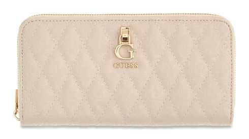 GUESS Tamara SLG Zip Around Wallet L Bone