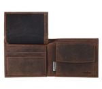oxmox Leather RFID Protect Querscheinbörse Freedom Fish Embossed Vintage Dark Brown oxmox Leather RFID Protect Querscheinbörse Freedom Fish Embossed Vintage Dark Brown