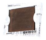 oxmox Leather RFID Protect Querscheinbörse Freedom Fish Embossed Vintage Dark Brown oxmox Leather RFID Protect Querscheinbörse Freedom Fish Embossed Vintage Dark Brown