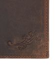 oxmox Leather RFID Protect Kombibörse Lizard 2.0 Embossed Vintage Dark Brown oxmox Leather RFID Protect Kombibörse Lizard 2.0 Embossed Vintage Dark Brown