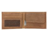 oxmox Leather RFID Protect Pocketbörse Freedom Lion Embossed Vintage Light Brown oxmox Leather RFID Protect Pocketbörse Freedom Lion Embossed Vintage Light Brown